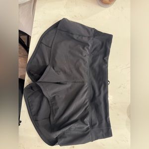 Lululemon size 4 length 2.5 black shorts!